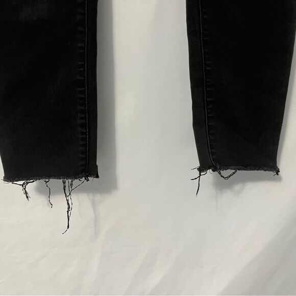 Cello Black Midrise Skinny Raw Hem Jeans Size 3 - Picture 6 of 6